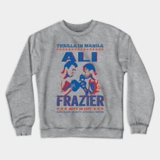Thrilla in Manila Ali V's Frazier Vintage Crewneck Sweatshirt